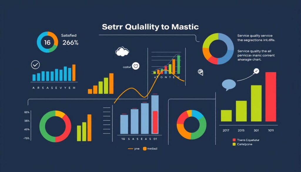 service quality metrics chart